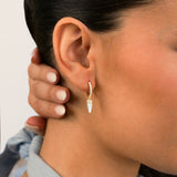 Iceberg Hoop Earrings