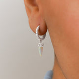 Iceberg Hoop Earrings