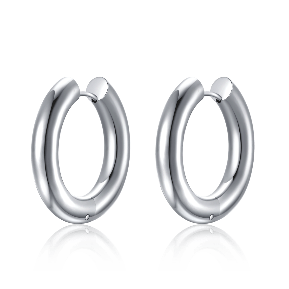 Plain Hoop Earrings