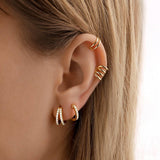 Glowing Hoop Earrings