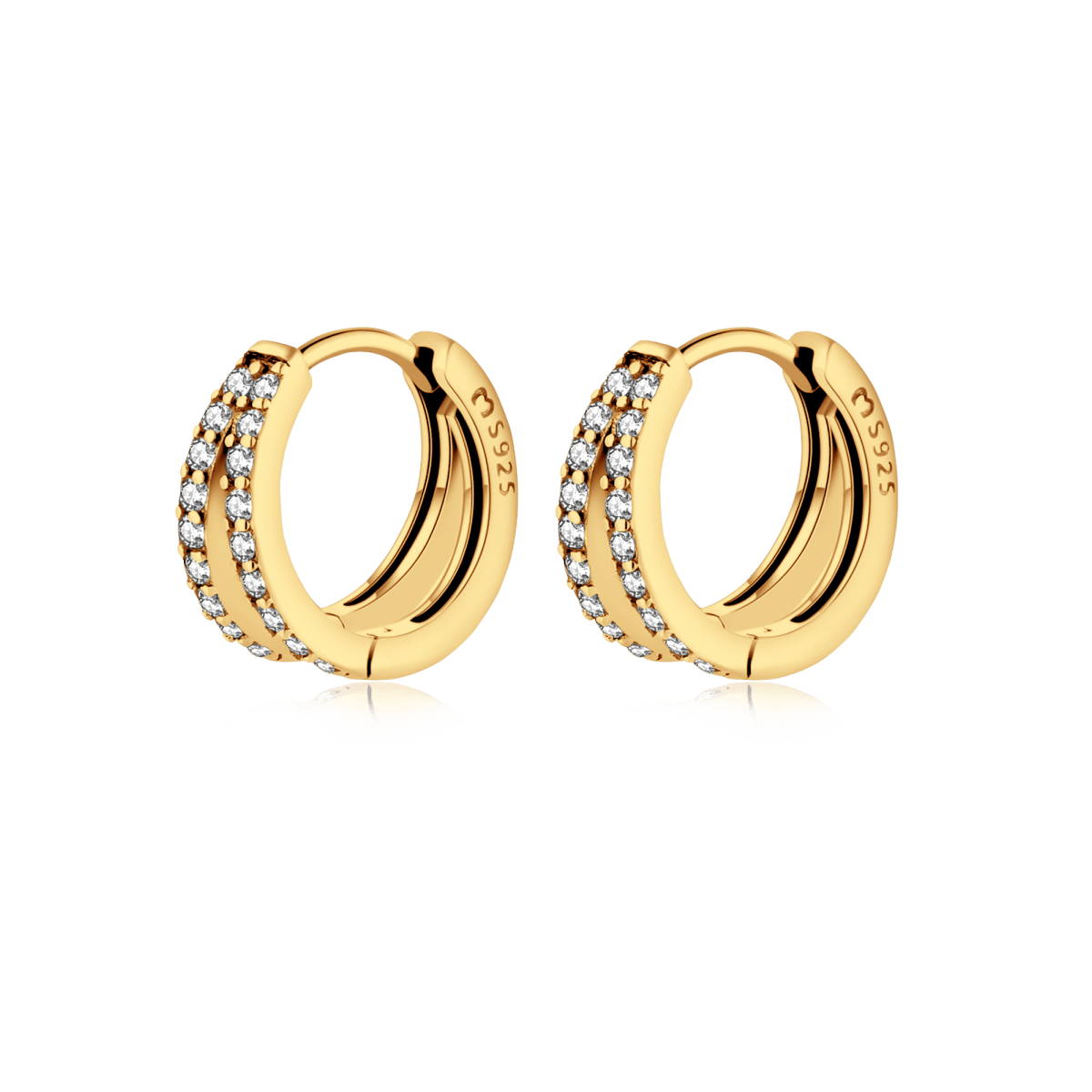 Glowing Hoop Earrings