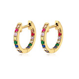 Multicolour Hoop Earrings