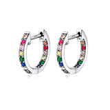 Multicolour Hoop Earrings