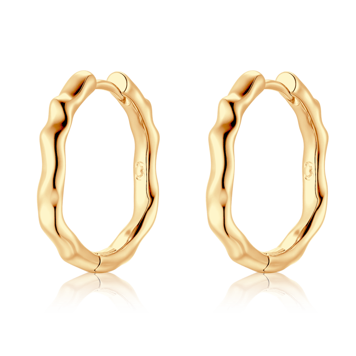 Wavy Hoop Earrings