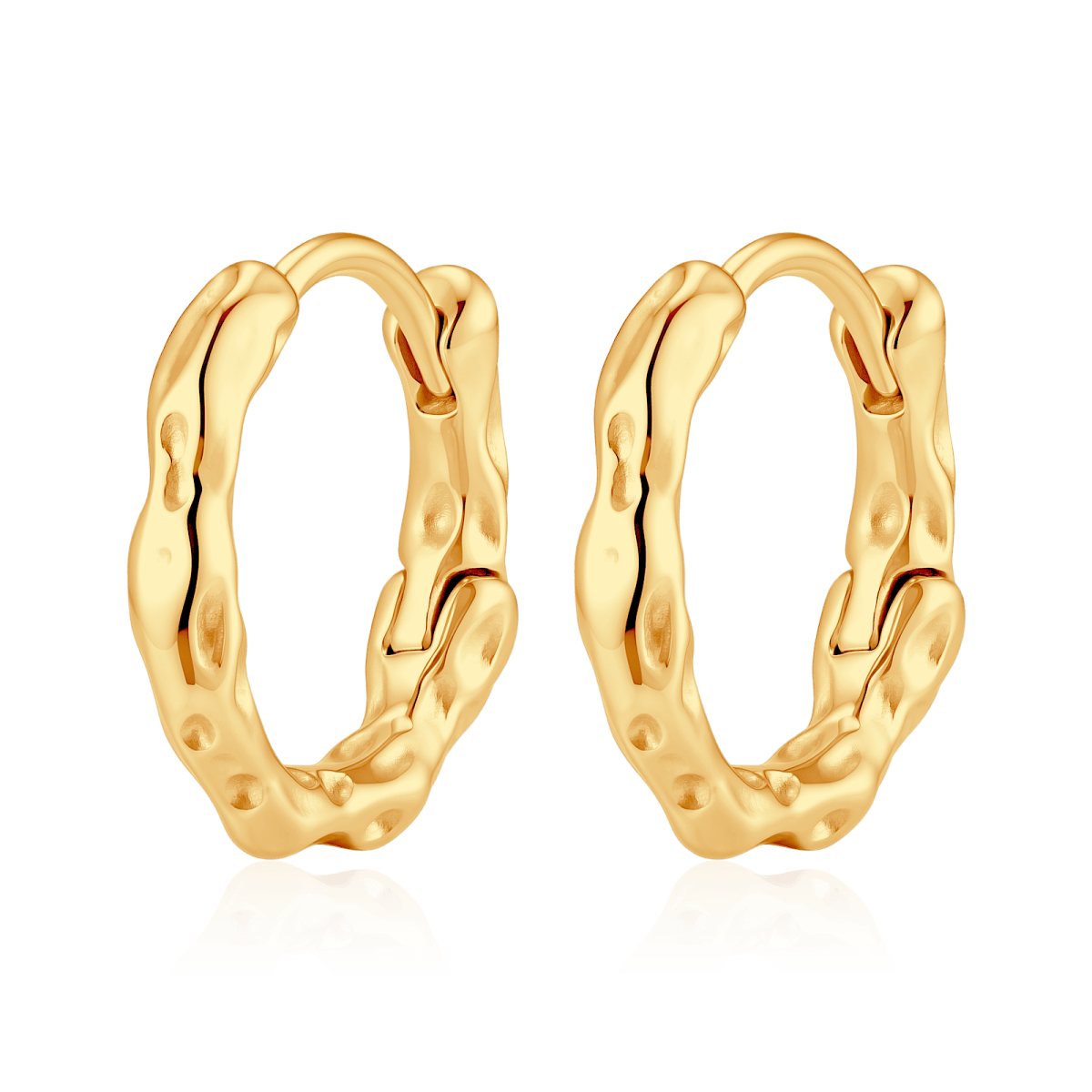 Wavy Hoop Earrings