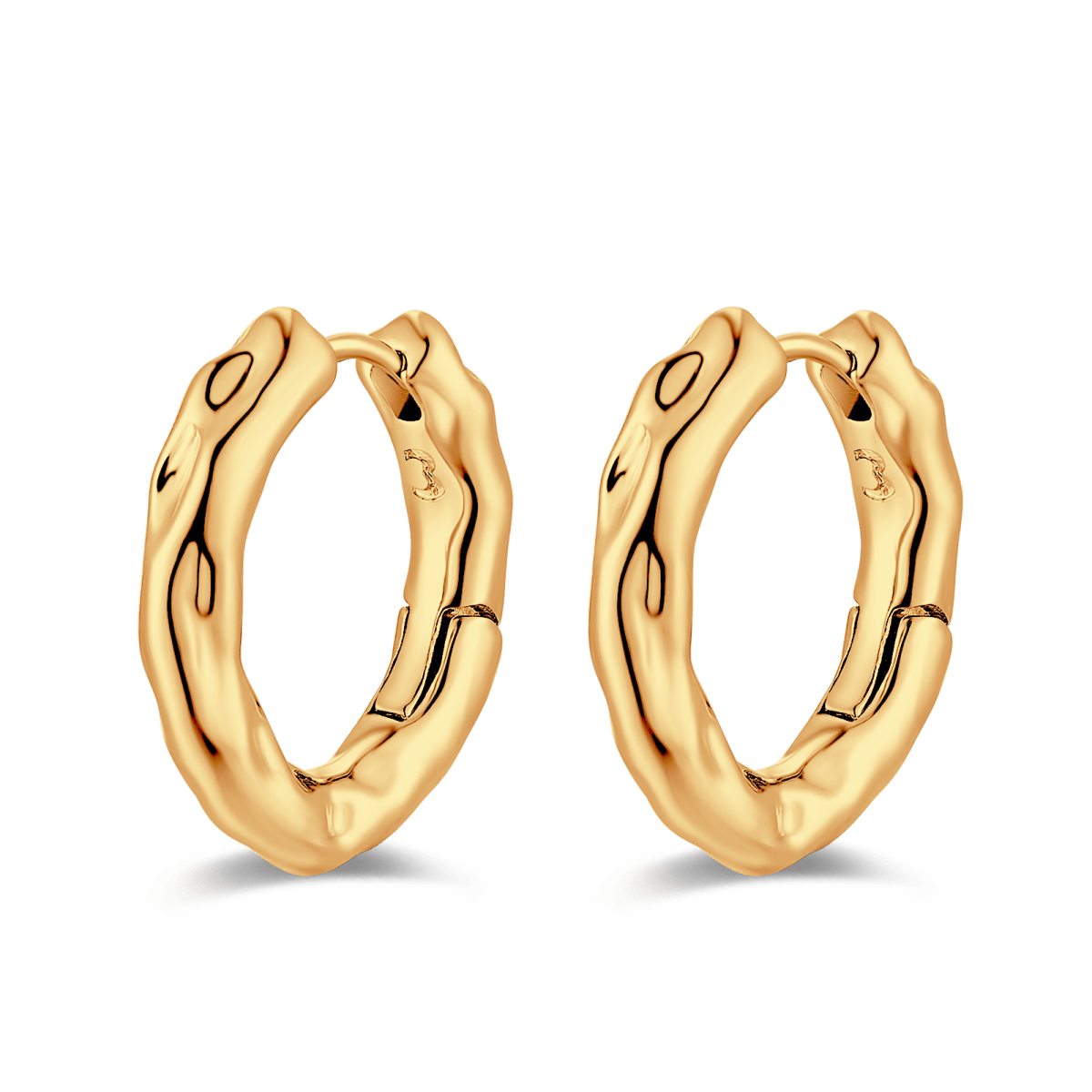 Wavy Hoop Earrings