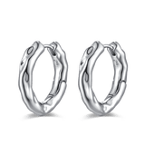 Wavy Hoop Earrings