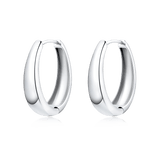 Oval Hoop Earrings