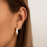 Oval Hoop Earrings