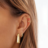 Oval Hoop Earrings