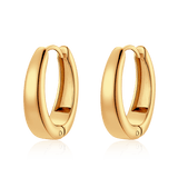 Oval Hoop Earrings