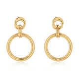 Textured Hoop Earrings