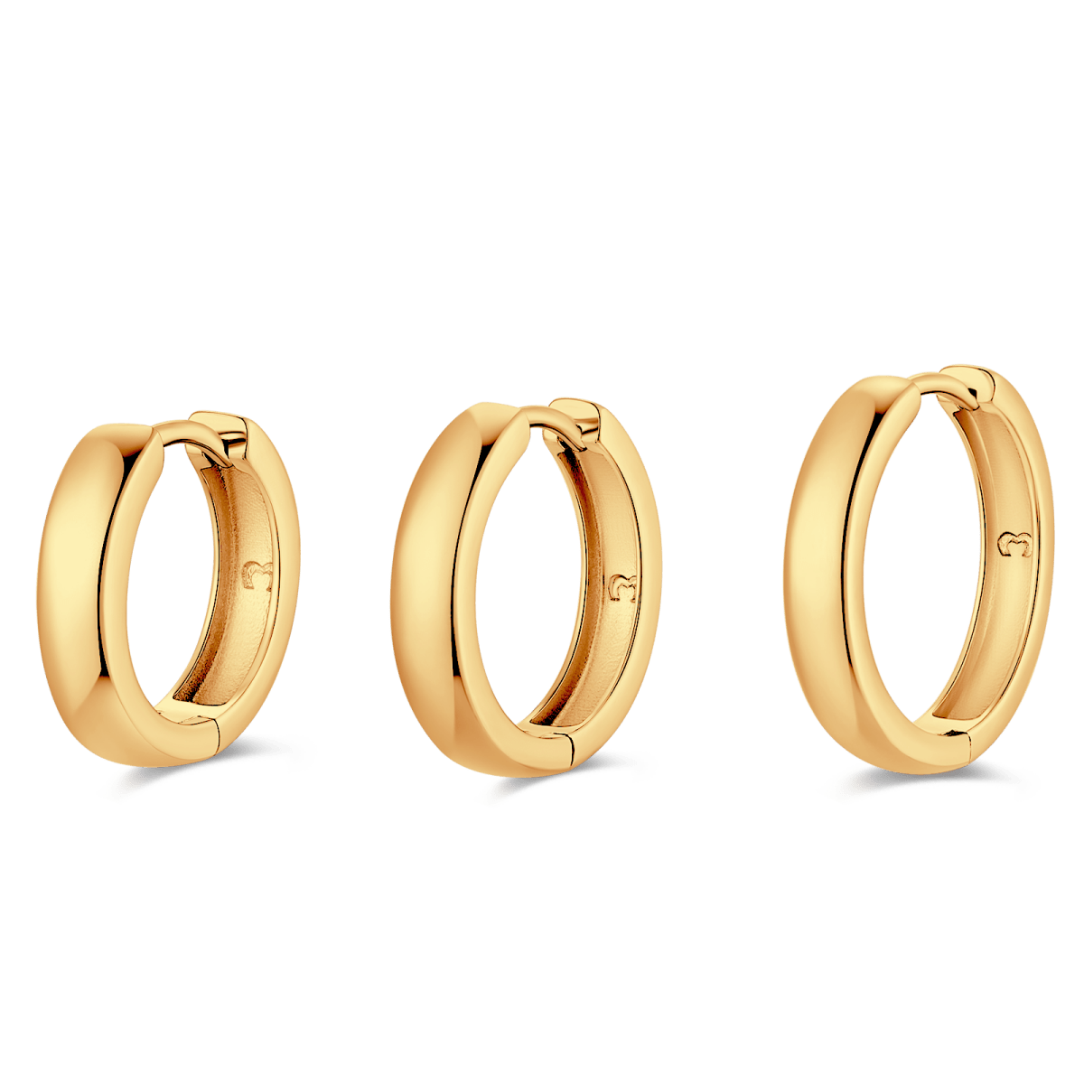 Triad Hoop Earrings