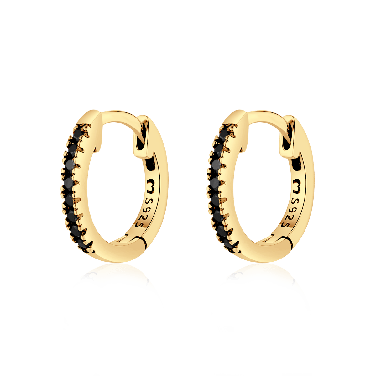 Black Intense Earrings