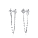 Gem Chain Earrings
