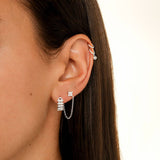 Gem Chain Earrings