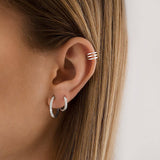 Cubic Zirconia Hoops