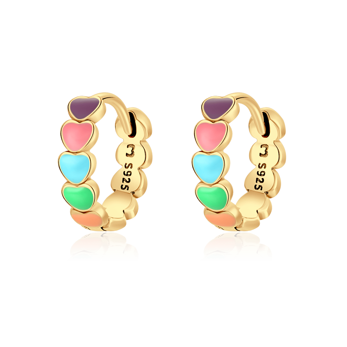 Colorful Love Earrings