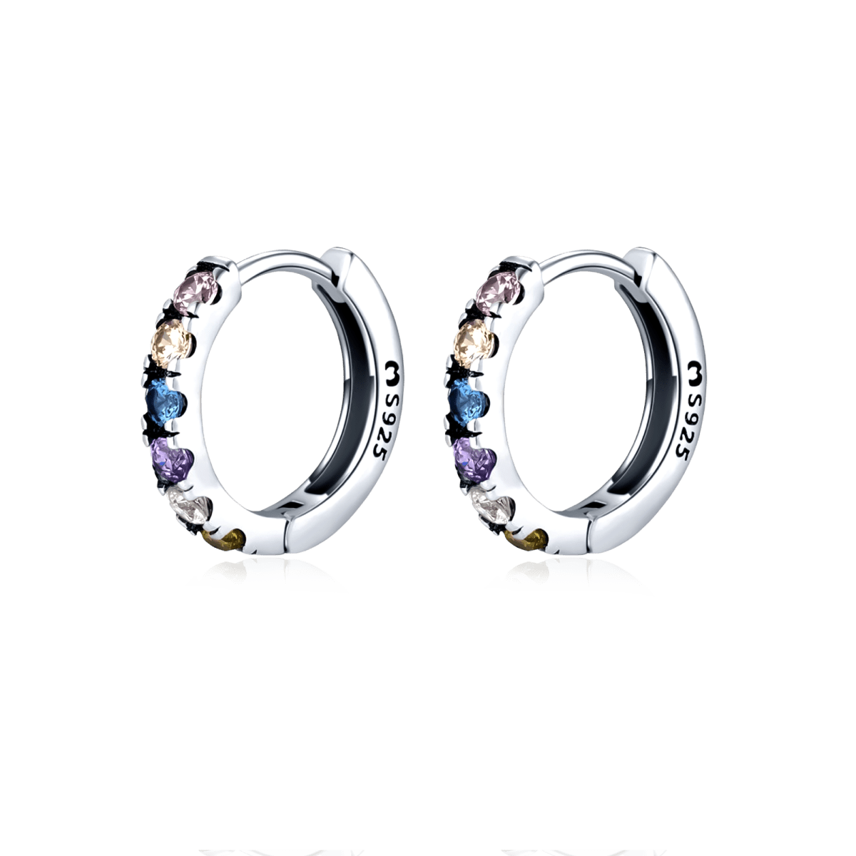 Colourful Zirconia Earrings