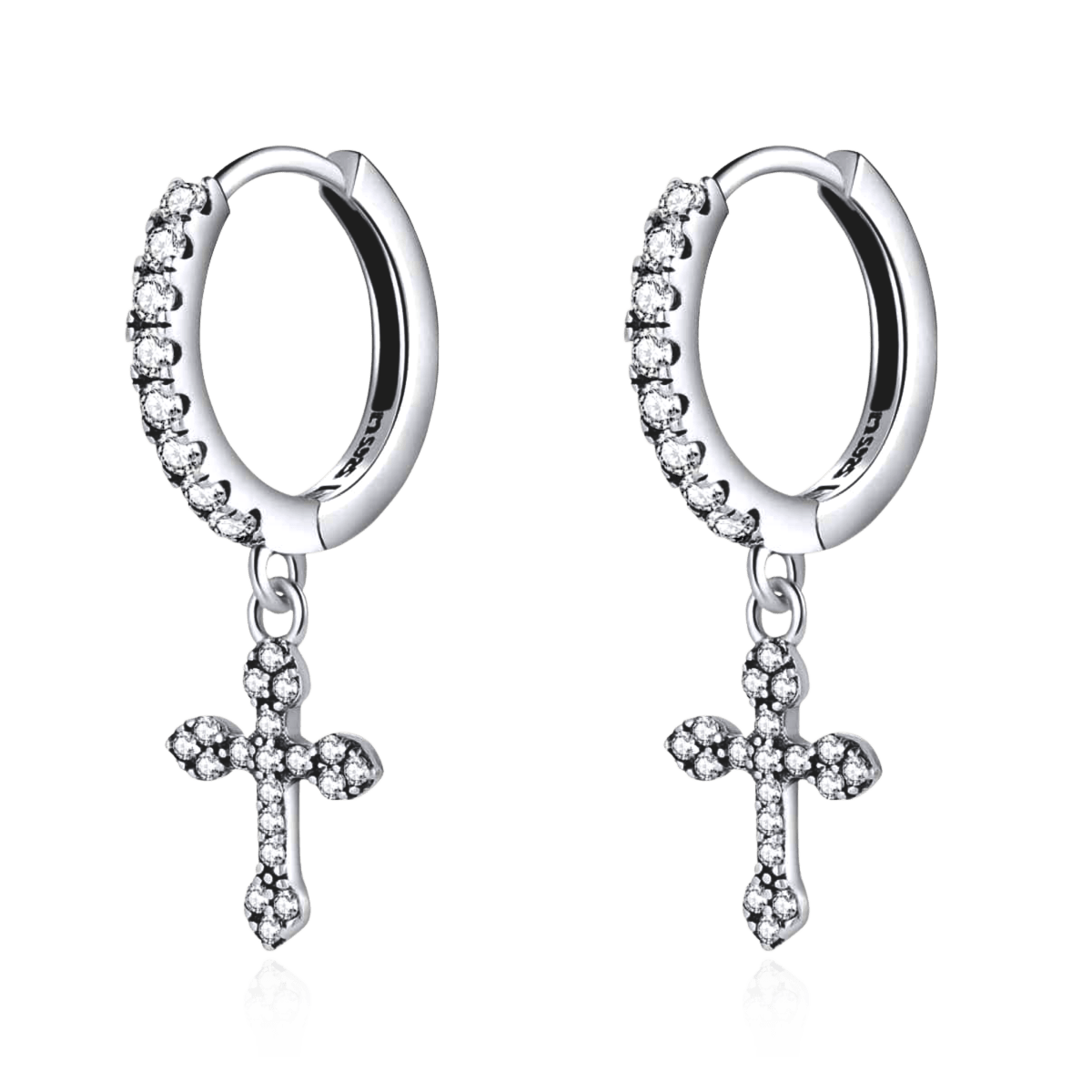 Gothic Cross Earrings