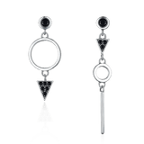 Black Spinel Earrings