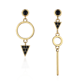 Black Spinel Earrings