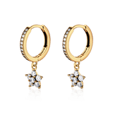Brilliant Flower Earrings
