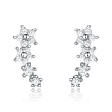 White Flower Earrings