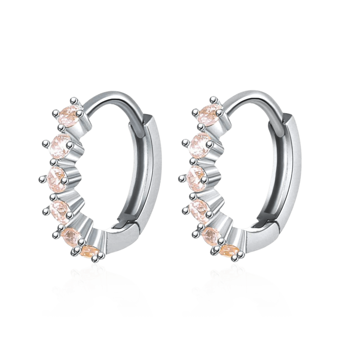 Greenish Pink Earrings