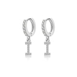 Initial Hoop Earrings