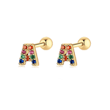 Initial Colour Earrings