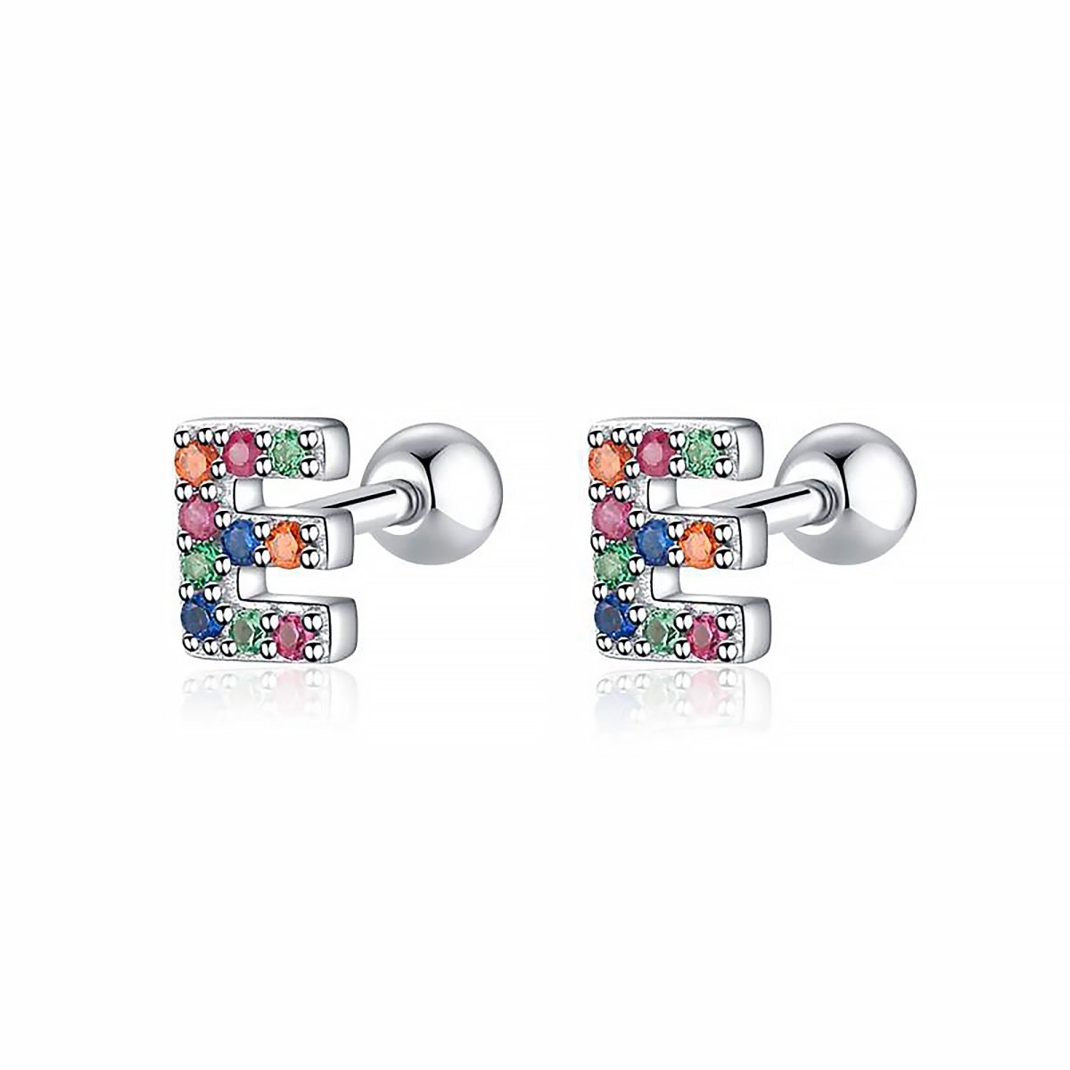 Initial Colour Earrings