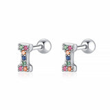 Initial Colour Earrings