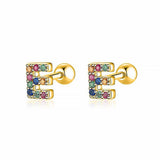 Initial Colour Earrings