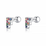 Initial Colour Earrings