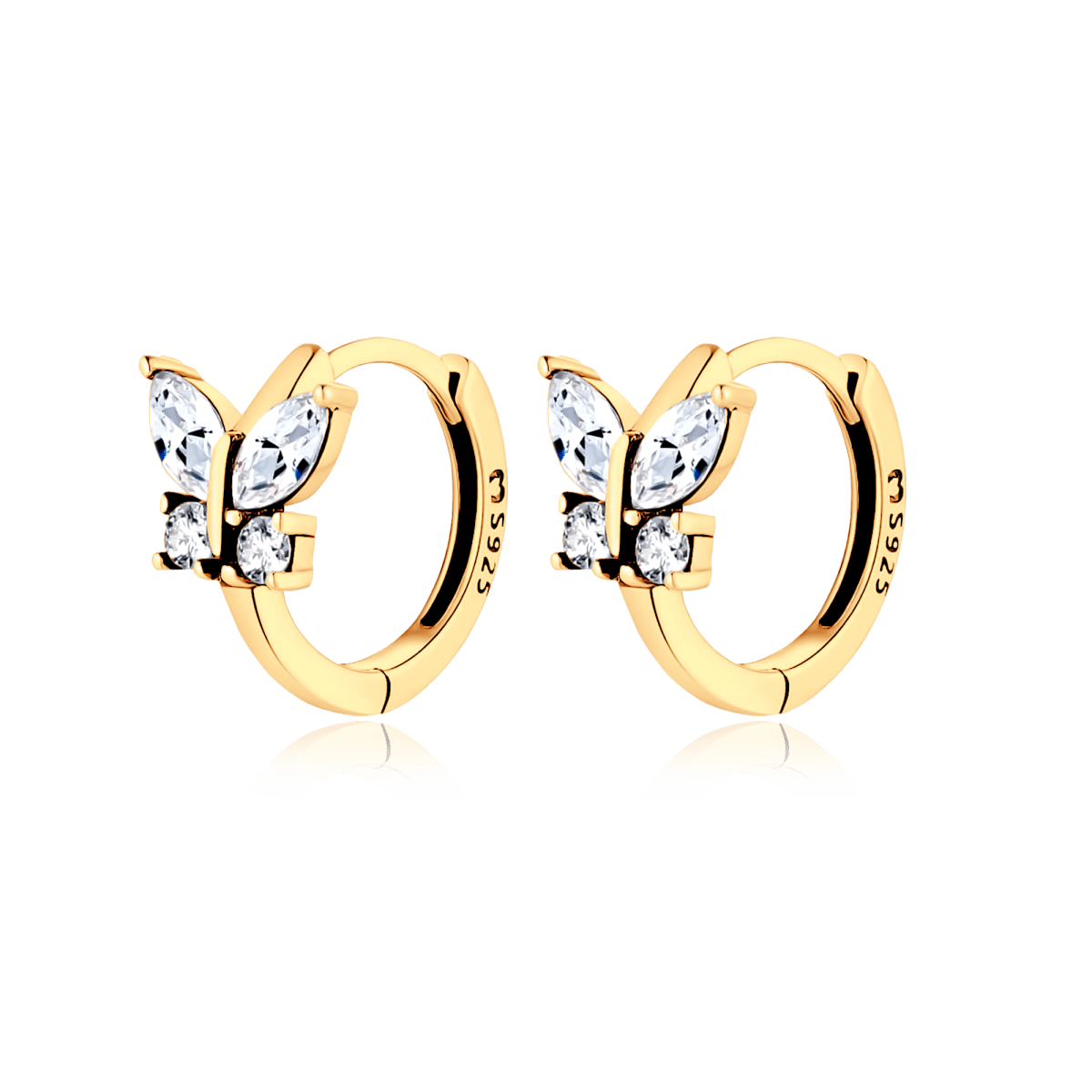Butterfly Crystal Earrings