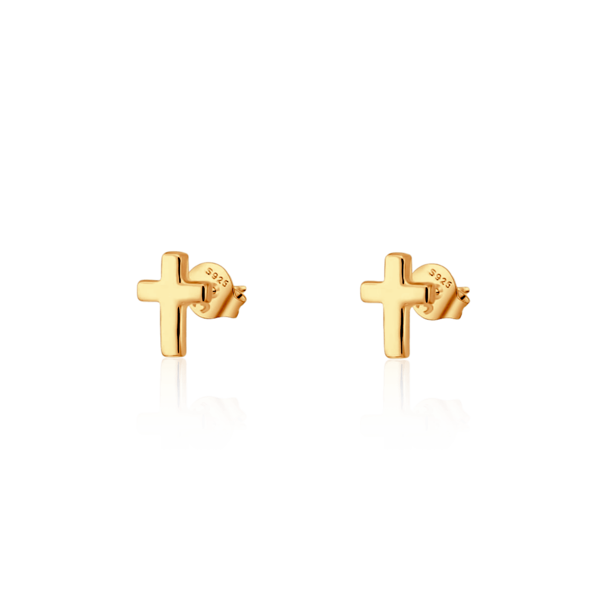 Mini Cross Earrings