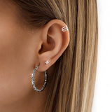Mini Flower Crystal Earrings