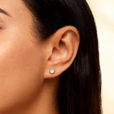 Blue Orb Earrings