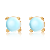 Blue Orb Earrings