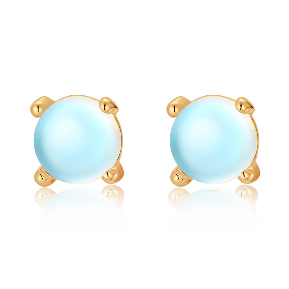 Blue Orb Earrings