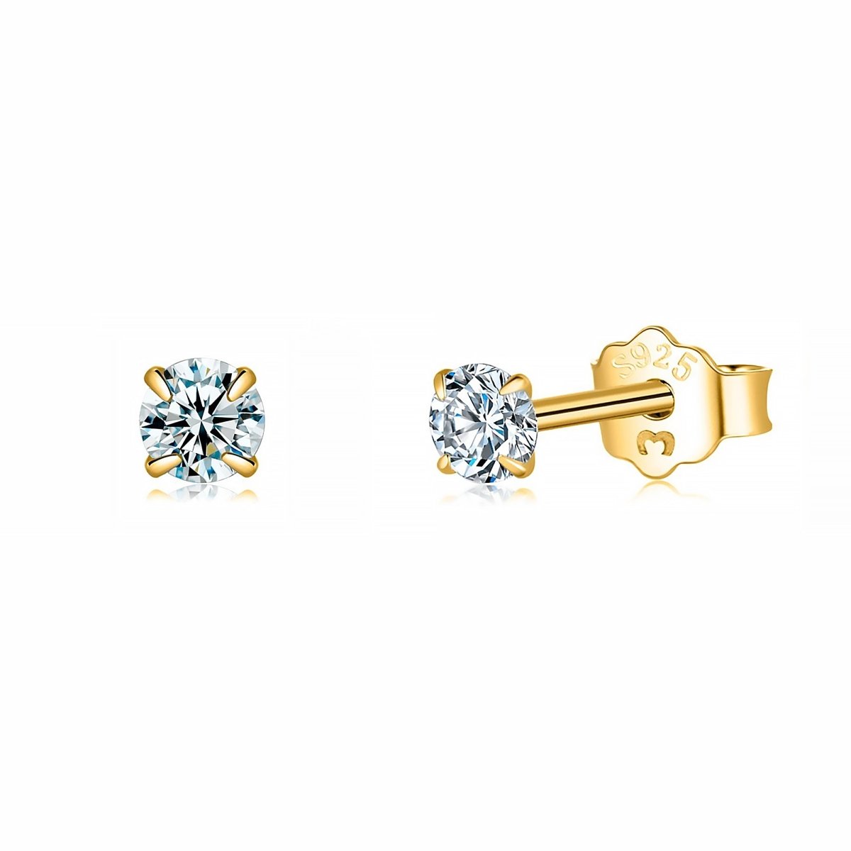 Small Cubic Zirconia Earrings