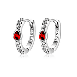Ruby Red Earrings