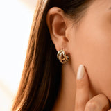 Trije Semihoop Earrings