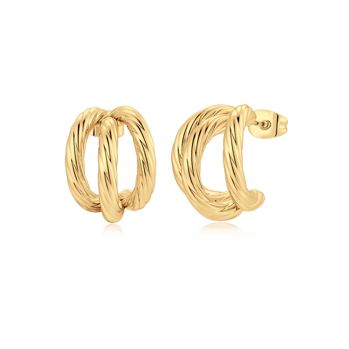 Trije Semihoop Earrings