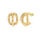 Trije Semihoop Earrings