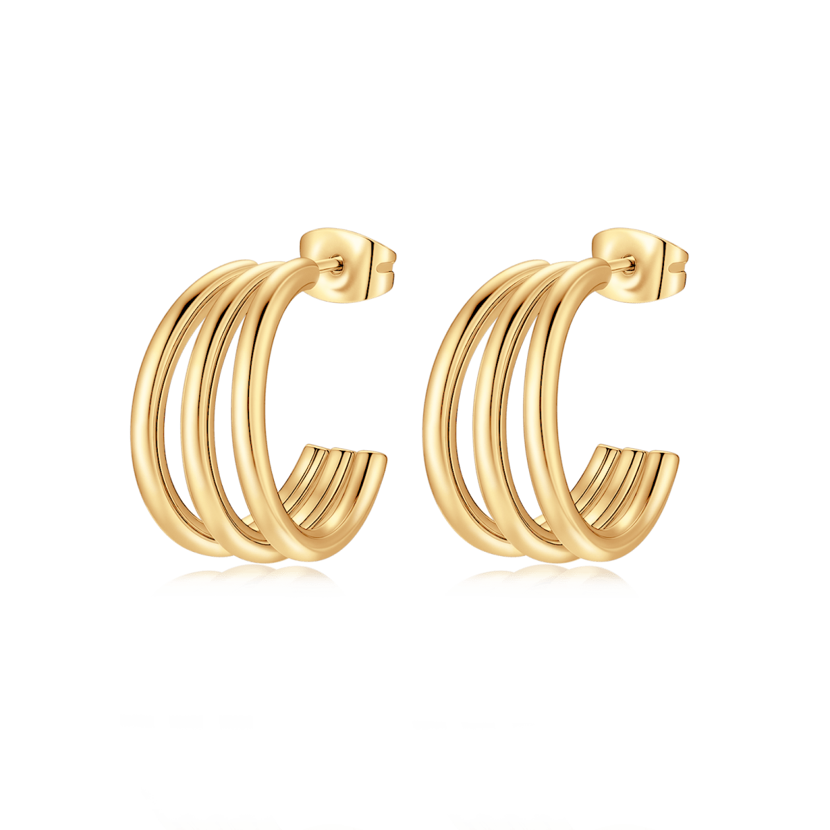 Trinidad Semi-hoop Earrings