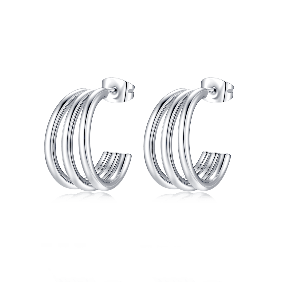 Trinidad Semihoop Earrings