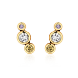 Three Sparkling Earrings