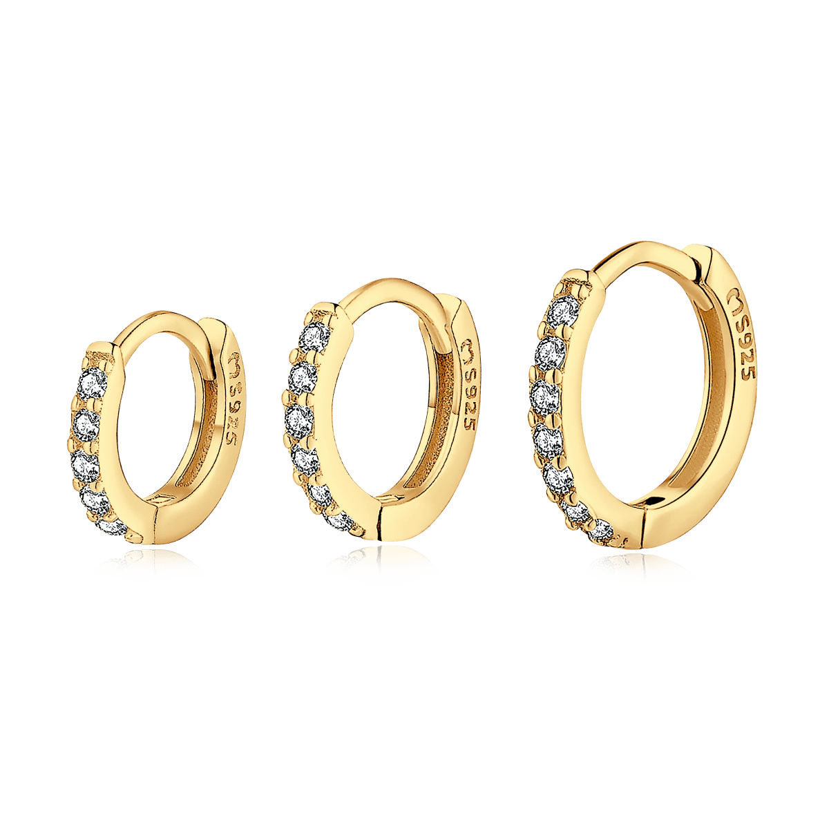 Triple Hoop Earrings